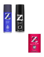 Z. Magnetism for Men 1 Icon/ 1 Black Deo, 150 ml, Pack of 2 (Get 75 g Soap)