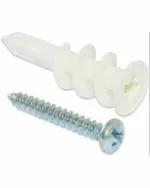 LOVELY Nylon Self Drilling SS Dry Wall Anchor Plug 35mm Pack of 50 Pcs