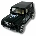 WooZee.. Thar Big 4x4 Pull Back Toy Action Car, Realistic Design, for Kids, Boys and Girls | Black