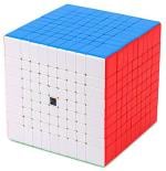Kiditos Multicolor MoYu Meilong 9X9 Speed Cube Professional Stickerless Cubing Classroom 75mm Size Magic Cube Puzzle