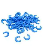 Dwiza Enterprise Blue Plastic Locking Clips for RO Water Filter (1/4 inch, Pack of 200)