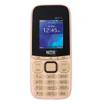 MTR M2163 Dual Sim keypad Mobile Display 1.8 with 1000 mAh Battery, Storage Upto 32MB- Gold Black