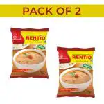RENTIO Premium Desi Oiled Toor Dal (Arhar Dal) - 1 KG x 2 Packs