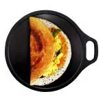 Ecocraft India Cast Iron Dosa Tawa The Best Non-Stick Pan for Making Crispy Dosas 12 Inch Dia