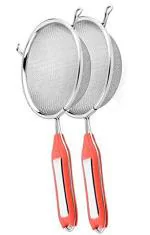 Urban Buy Stainless Steel Soup Stainer/Channi ,Multicolor, &(Pack of 2)