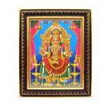 pujaNpujari Goddess Sri Samayapuram mariamman photo, painting for pooja | samayapuram mariamman wall hanging photo frame