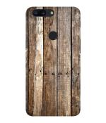 Bhaicover Oneplus 5T Wooden Pattern Mobile Back Cover