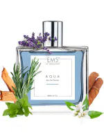 EM5 Aqua Perfume for Men Eau De Parfum Long Lasting Fragrance Aromatic Fresh Spicy, 50 ml