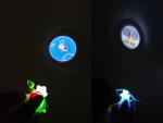 KAVIM Rakhi (Kids Laser light cartoon image -Doraemon & Micky)