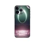 GADGETSWRAP Printed Vinyl Skin Sticker for Apple iPhone 14 Pro - eclipse scifi