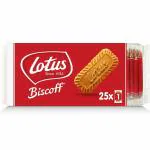 Lotus Biscoff Cookies - Caramelized Biscuit Cookie - 1P x 25 Cookies Individually Wrapped - 156 Gram