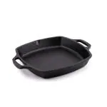 Bhagya Cast Iron Cookware Pre-Seasoned Skillet / Fry Pan (Square 10 inches Loop)