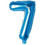 Hippity Hop Foil Blue Numeric Foil Balloon