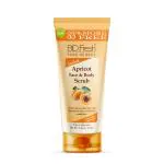 BIOFRESH Herbals Apricot Face & Body Scrub Effectively Remove Impurities Dead Skin Cells (Pack of 1)