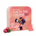 Nutrizoe Calm The Chums | Period Pain, PMS Relief and Iron Supplement Oral Strip | Plant Based, Completely Natural | 30 Strips (2 Month Pack)