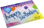 My Party Suppliers Blue Cursive Letter Happy Birthday Foil Balloon