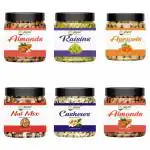PIYOR Premium Quality Dryfruits Combo Pack of 900g |Almonds|Cashews|Raisins|Apricot|Nutmix|Almond (6x150g)
