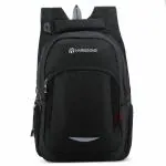 Harissons Bags Xeno Black Polyester 15.6 inch Casual Laptop Backpack with Rain Cover and Pouch .