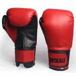 GYM INSANE Boxing Gloves Adult Punching Gloves for training & Kickboxing boxing equipment (Red)