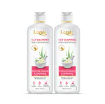 Lozalo Botanical Conditioning Cat Shampoo - 500ml, Combo Pack of 2x250ml | Hydrating, & Cleansing Shampoo for Soft & Silky Cat Fur Coat | with Calendula Extract, Paraben Free