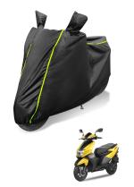 Mockhe 100% Waterproof Bike Cover for TVS NTORQ 125 Coated, Dustproof UV Protection Custom Fit bike cover-(Black)