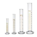 ABGIL Borosilicate Glass Measuring Cylinder 10ml 50ml 100ml 500ml - Set of 4 Units