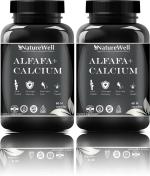 Naturewell Ultra Alfalfa Calciucitrate Malate 1200Mg Tablets For Women And Men, 60 Tablets Each (Pack Of 2)