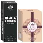 St. John Cobra Sensual 100ml & Black Current 50ml Body Perfume Combo Gift Pack Eau de Parfum - 150 ml (For Men & Women)