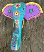 MyPebbleDiary Wooden Elephant Head wall decor 15 inches