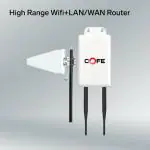 COFE Cf-807 Wdii S With 150-200 Mbps Speed Wi-Fi Router,4g Router (4g & 5g Sim Compatible) Internet Router, Support External Antenna With High Range Upto 5km And Above Outdoor Antena,Wifi (120mb Ram,)
