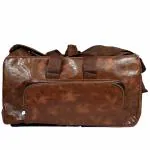 NAVIAL Leather Trolley Bag for Men and Women | Stylish and Durable Luggage with Smooth Rolling Wheels | Perfect for Travel | Brown | 50x30x25 CM