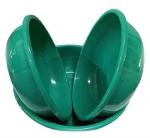 AADB PLASTIC Plastic Bath/Kitchen Tub, Red, 16 L, 12.5 L, 20 L (3 Pieces) (Green)