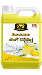 TRAYTEXT Dishwash with Lemon for oil & washes off Kitchen Cleaner Dish Cleaning Gel 5L (lemon)