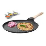 Carote Dosa Tawa Non Stick Flat Roti Tawa, Induction Dosa Pan, Granite Roti Tava, 28cm