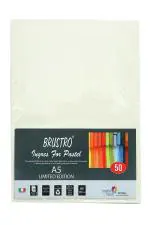 Brustro Artists Pastel Papers, A5 Size, 160 GSM, Assorted Soft, 50 Sheets