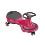 Pandaoriginals Red And Black Plastic And Polypropylene Strong And Durable Plasma Magic Swing Car Tricycle Ride On Musical For Kids For Kids