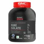 GNC AMP Pure Isolate Zero Carb | Boosts Athletic Performance | Builds Lean Muscles | Speeds Up Recovery | Increases Strength | USA Formulated | 25g Protein | 6g BCAA | Blueberry | 4 lbs