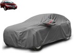 Auto Hub City (Model : 2008-2019) Car Cover with Mirror Pocket, Waterproof Layers, Car Cover City Old Waterproof - Taiwan Grey