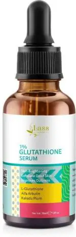Lass Naturals Lass Natural Glutathione Skin Whitening Serum 30 Ml |Fairness & Skin Brightening Facial Serum For Men & Women