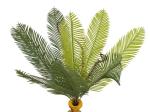 Dn Enterprises Green Artificial Areca Palm Leaves Bunch For Vase Home Garden Balcony Terrace Corner Decoration, 40 cm