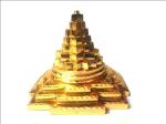 Shivoham Maha Meru Shree Yantra Golden Brass Yantra
