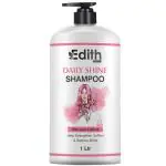Edith Naturals Daily Shine Shampoo For Smooth and Silky, Anti Dandruff Hair For Men & Women 1 Ltr
