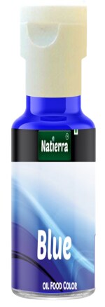 Natierra Edible Oil Candy Color -Blue | Cake Edible Art Oil Candy Colors Edible Colors |40ml