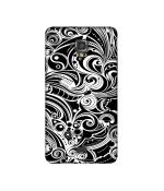 Casotec Black White Design Printed Silicon Soft TPU Back Case Cover for Swipe Elite 2 plus