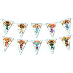 Festiko Cartoon Theme Party Decoration Bunting Banner With Ribbon