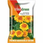Vrisa Green French Marigold Organic Seeds - 100 Per Packet