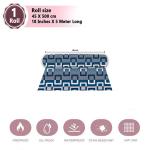 POP SHADE Kitchen Roll, Mat Roll, Placemats, Fridge Mat, Shelf Roll Blue Box, Size - 45cm x 500 cm