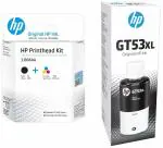 HP Black/Tri Color Combo Printhead DeskJet GT5800 Series, Ink Tank 110/310/410 Series, Smart Tank 300/400 Series & GT 53 XL Cartridge Ink