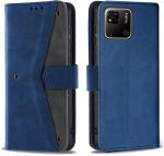 Autofocus Faux Leather Back Case Flip Cover for Mi Redmi 10A Sport, Redmi 10A Sport with ID Card Slot | Foldable Stand | 2 Card Slot | 1 Cash Slot | Magnetic Closure - Executive Blue, 23450