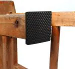 CRENTILA Black Nonslip Self Adhesive Rubber Feet Pads Durable Material Anti Scratch Floor Protectors for Furniture, Sofa, Table, Chair(PACK OF 12)